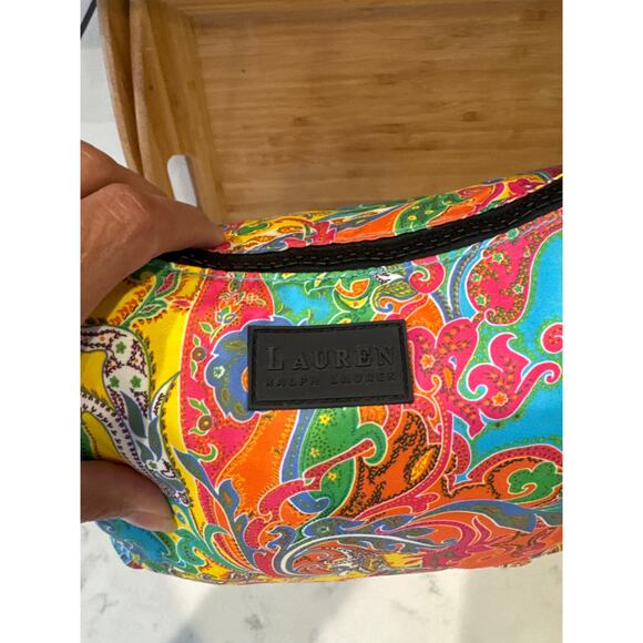 Lauren Ralph Lauren Bag Paisley Hobo Shoulder Bright Boho Colorful Y2K it girl - Picture 8 of 12
